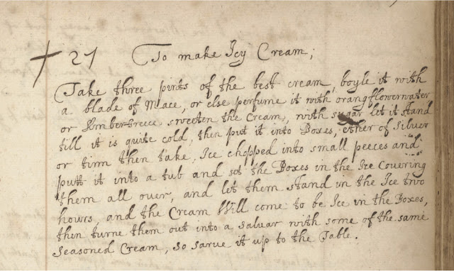 Origin Of A Dish Vanilla Ice Cream Four Pounds Flour